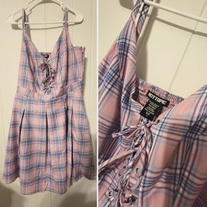 Hot Topic Pastel Goth Schoolyard Style A-Line Dress - 1X